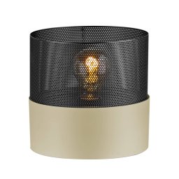 HELL Mesh LED table lamp E27 18 cm high, sand/black