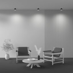 Maytoni LED ceiling lamp Planet, black, Ø 10 cm aluminium 3,000 K