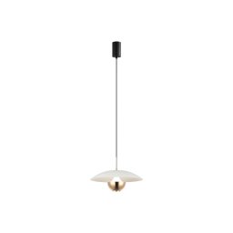 Viokef Valia LED hanging light, gold-coloured