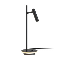 Maytoni Estudo LED table lamp, black Height 45.5 cm metal
