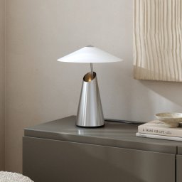DFTP by Nordlux Taido table lamp, metal, chrome