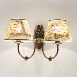 Cremasco Nautica two-bulb wall light