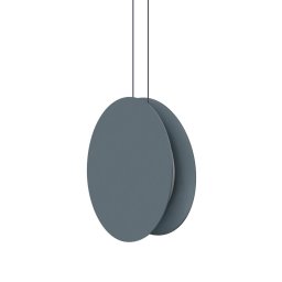 Linea Light LED pendant light Yo-Yo, grey, 2,700 K, aluminium, PMMA, dimmable