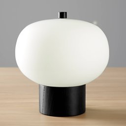 LEDS-C4 iLargi LED table lamp, Ø 24cm, dark ash