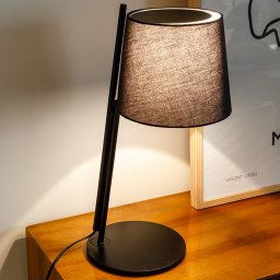 LEDS-C4 Clip table lamp H 49 cm black lampshade