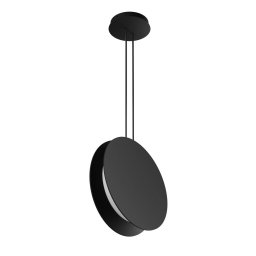 Linea Light Yo-Yo LED pendant light, black, 2,700 K, aluminium, PMMA, dimmable