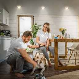 Briloner Klira LED recessed light, nickel, Ø 9 cm, swivelling, set of 3