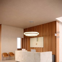 LEDS-C4 Circ LED hanging light 2 rings, Ø 100 cm