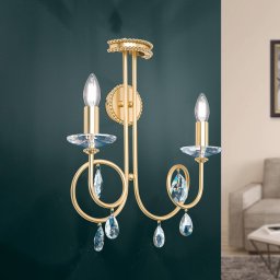 ORION Violetta Wall Light Wonderful Two Bulbs Gold