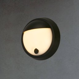Briloner LED outdoor wall lamp with rechargeable battery, 3784015, black, touch dimmer,