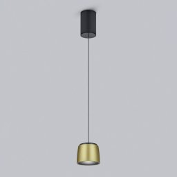 Helestra Ove LED pendant light Ø9.5cm gold black