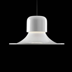 Stilnovo Campana LED pendant light, DALI push, grey