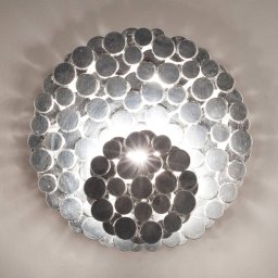 Terzani Tresor designer wall light silver