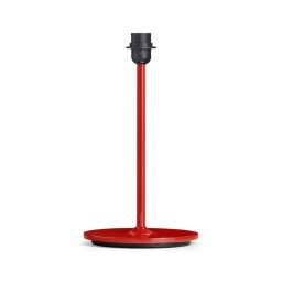 HAY Common Table, Oblong lampshade signal red base