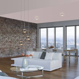 Top Light Puk Maxx Drop Trio pendant light, chrome, 3-bulb G9