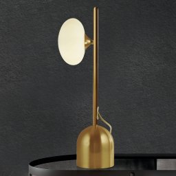 Searchlight Pebble table lamp, brass