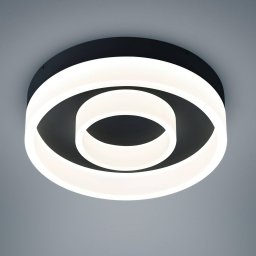 Helestra Liv LED ceiling light, satin, Ø 30 cm