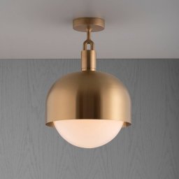 Buster + Punch Forked ceiling brass/opal Ø 34cm