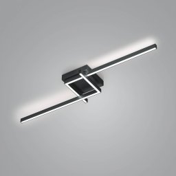 Knapstein Frida LED ceiling light, 112x30cm, black