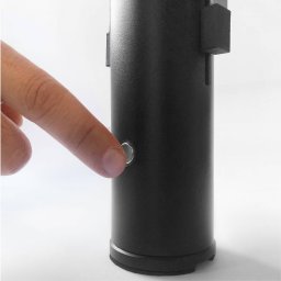 Linea Light LED table lamp Camping, black, aluminium, PMMA, CCT