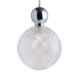 EBB & FLOW EBB & FLOW Uva L Hanging Ball Silver Clear Mini Check