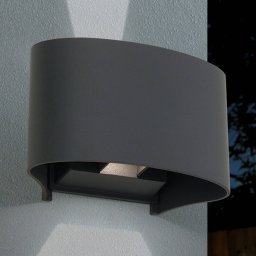 ORION Greta LED outdoor wall light, up/down, anthracite