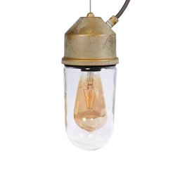 Moretti Luce 1951 N hanging lamp, straight glass, clear