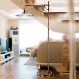 Cremasco Graceful Bassano floor lamp brown