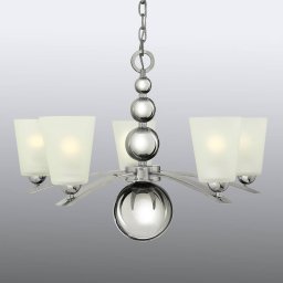 HINKLEY Five-bulb chandelier Zelda