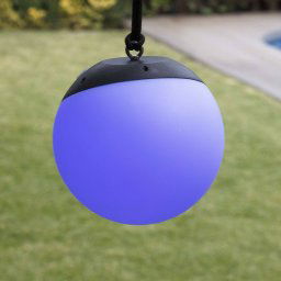FARO BARCELONA Voila LED outdoor hanging light, mobile, RGBW