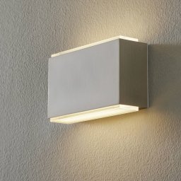 BEGA 23015 LED wall light 3000K 18cm steel 1260lm