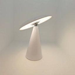 Beacon Lighting Beacon LED table lamp Kinoko, white, IP44, height 27 cm
