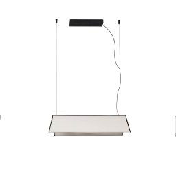 FARO BARCELONA Ludovico Surface LED pendant light, 60 cm, white