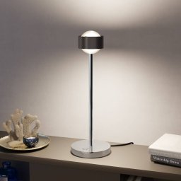 Top Light Puk! 80 Eye Table LED, matt lenses, brown/chrome