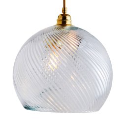 EBB & FLOW Rowan hanging light gold/crystal Ø 28 cm