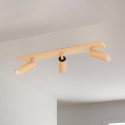 PR Home table lamp Liam Sofia Dahlia Brown coloured/brass 55cm