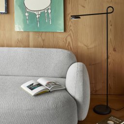 Northern Salto LED floor lamp UK plug, black