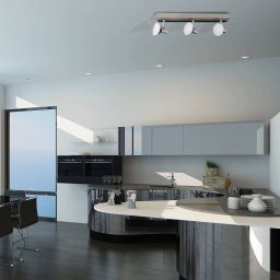 Näve Jericho LED ceiling light 3-bulb