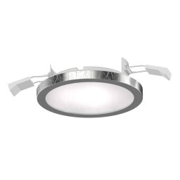 Lightme Aqua LED downlight Ø 11.2 cm silver