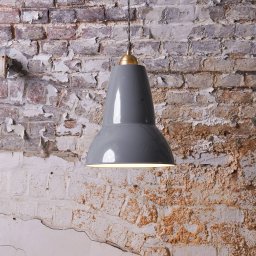 Anglepoise Original 1227 Brass Midi pendant light, grey