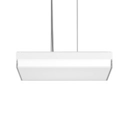 BEGA RZB Flat Slim+ Pendant DALI 43x43cm 41W white/glossy