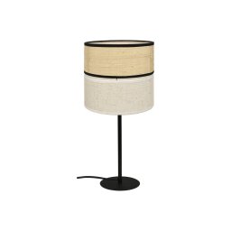 Viokef Andaman table lamp, textile, beige, height 44 cm