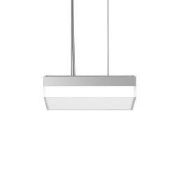 BEGA RZB Flat Slim+ Pendant DALI 30x30cm 22W silver/matt