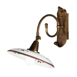 Cremasco Rustic Bassano wall light brown