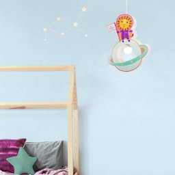 Elobra Children's hanging light Little Astronauts lion