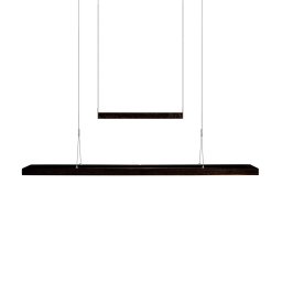 HerzBlut Amalia LED pendant light, charcoal oak