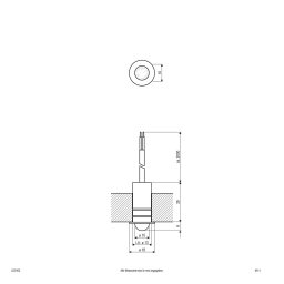 EVN LD5102 recessed lamp 12 V IP68 0.3 W 830, lens