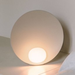 Vibia Musa 7400 LED table lamp standing, taupe