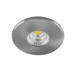 EVN Magneto LED recessed ceiling light IP44 stainless steel look