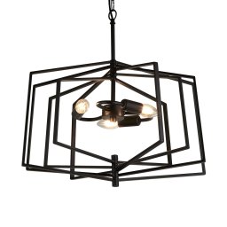 Searchlight Slinky hanging light, 3-bulb, Ø 50 cm